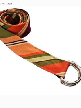 Preppy J. Crew D Ring Belt